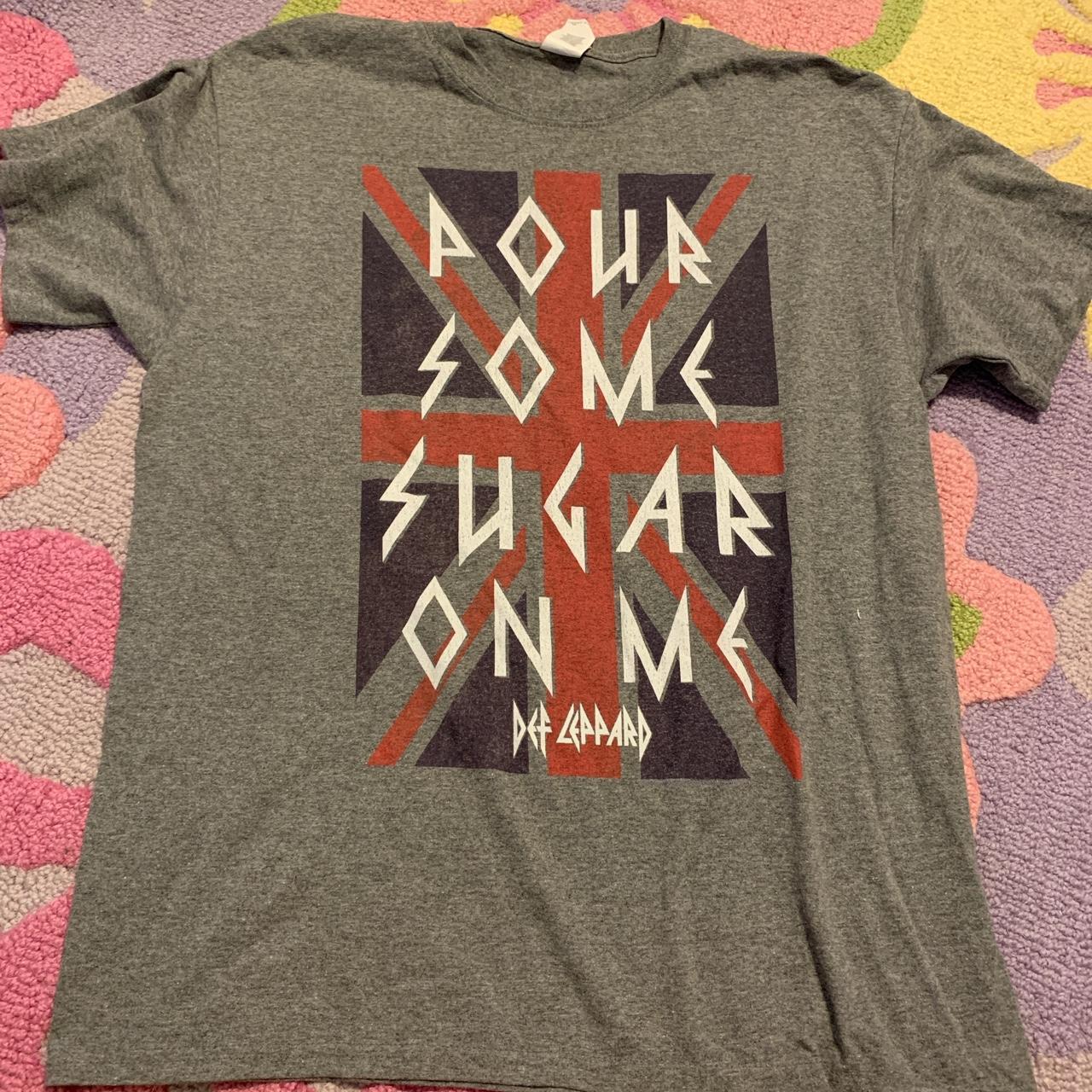 Pour some sugar on me Def Leppard shirt great... Depop
