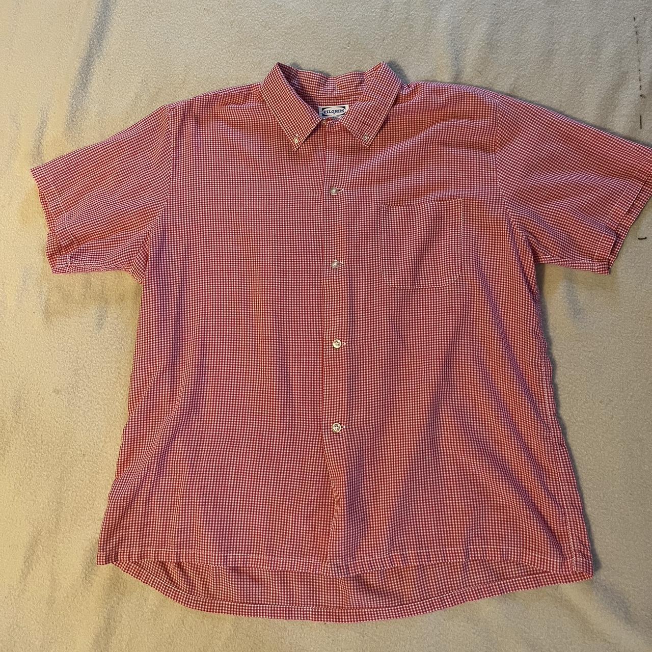 1960’s Pilgrim short sleeve button up Pit to Pit:... - Depop