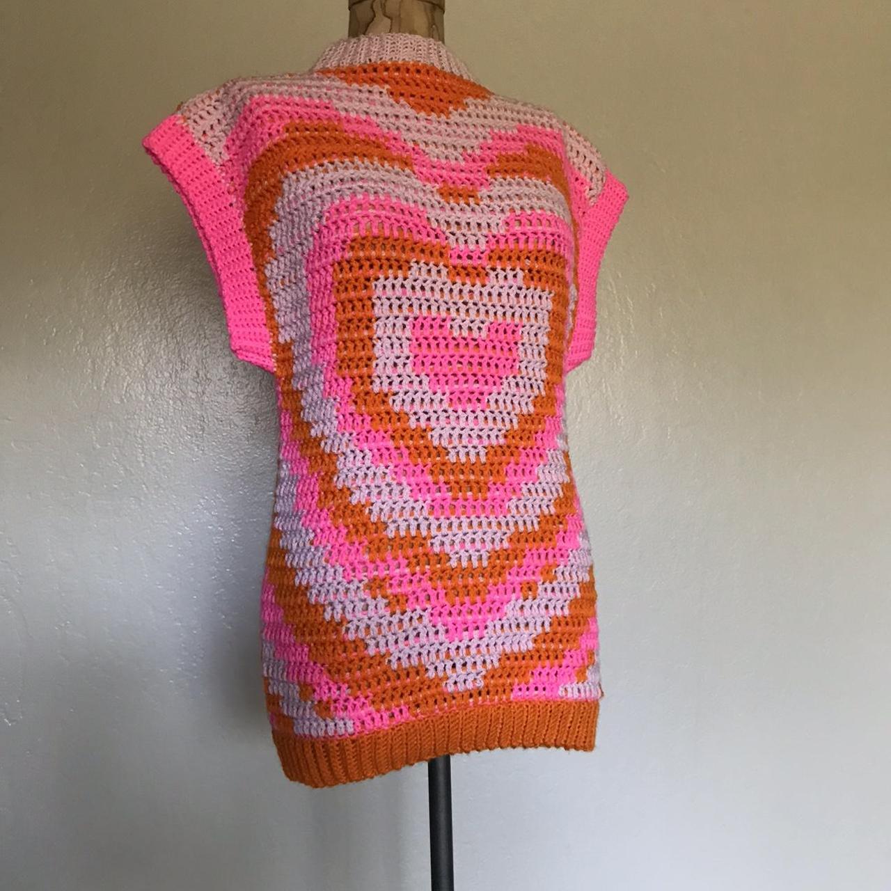 This listing is for the Powerpuff Heart Crochet - Depop