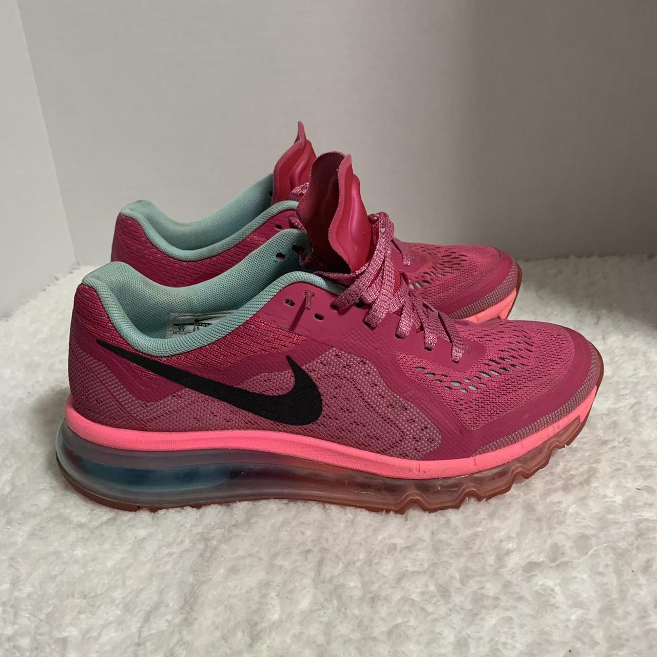 Nike Air Max 2014 (GS) Pink and Blue Tennis 2024 Shoes Size 7Y Kids