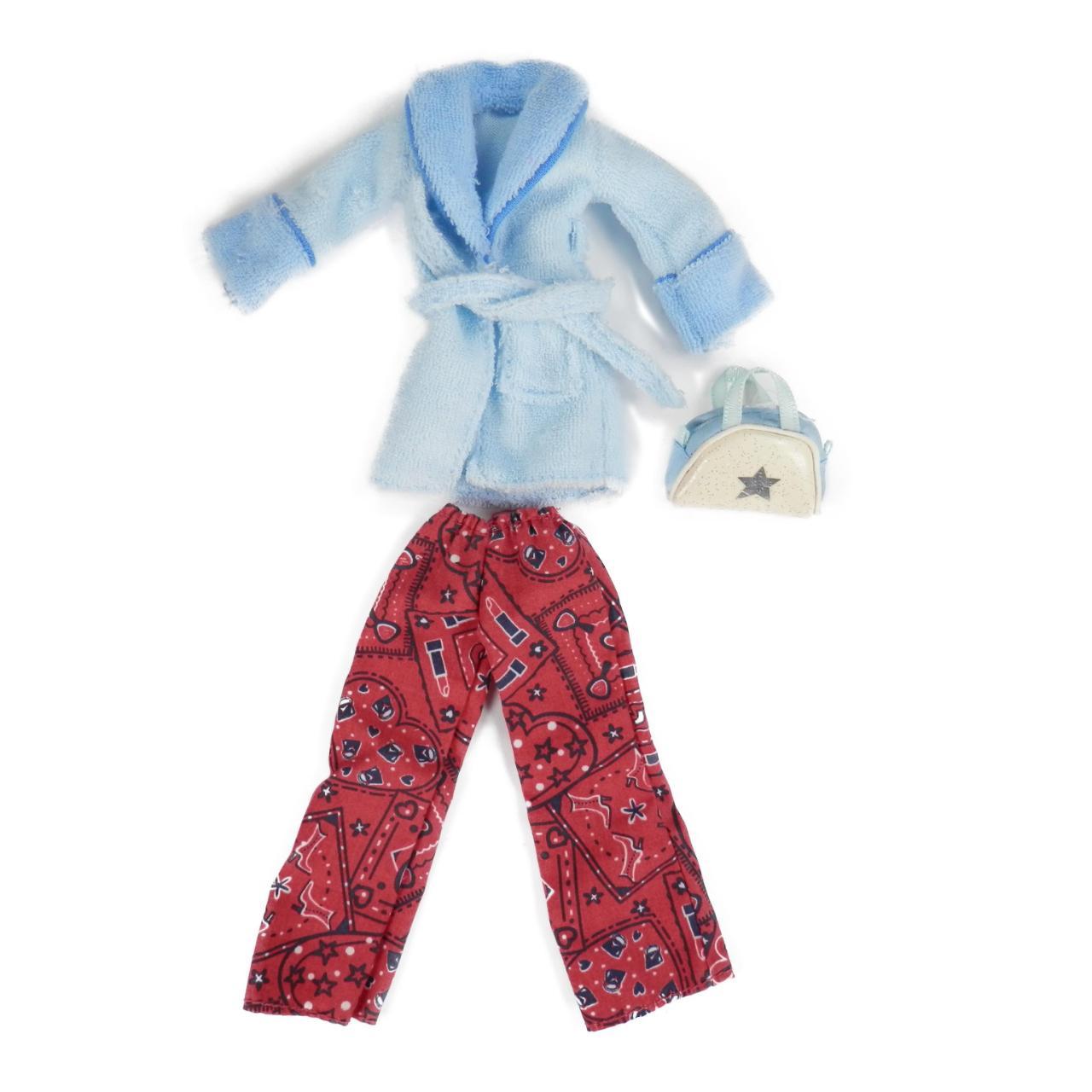 2003 Bratz Slumber Party Cloe Red Pajama Pants Blue... Depop