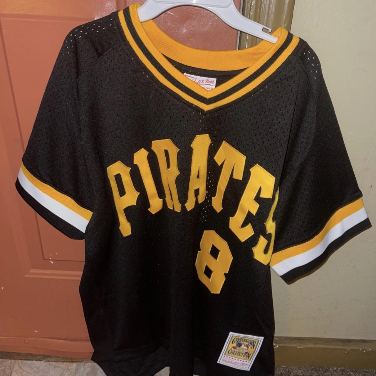 Men's Stitches Gold/Black Pittsburgh Pirates Cooperstown