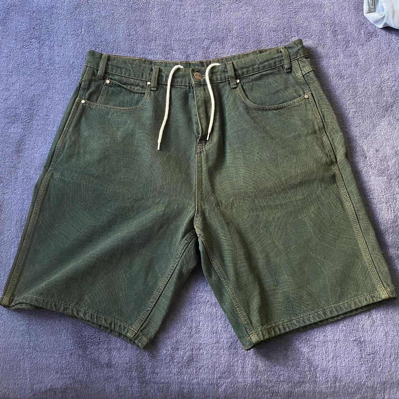 butter goods spiderweb jorts baggy relaxing fit... Depop