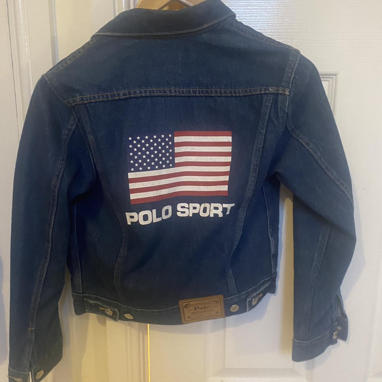 Polo sport denim outlet jacket