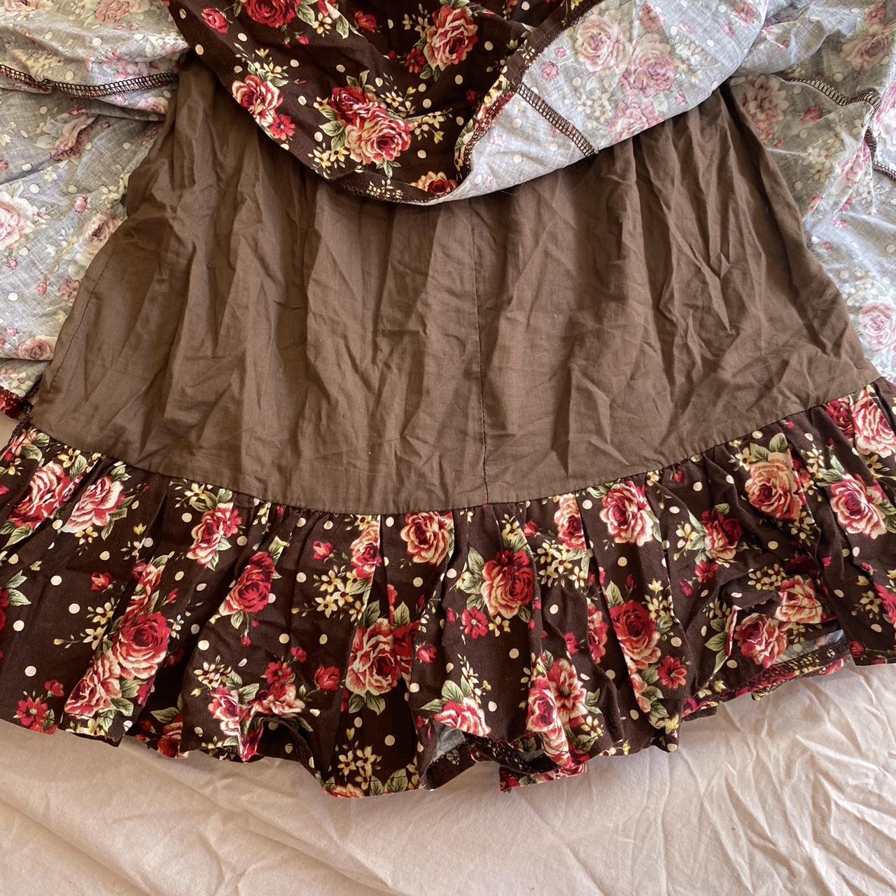 ★as''on★FLORA LACE PUFF DRESS / BROWN★正規品/韓国送料込 2023 Summer Lace Korean Fairy Dress Women Square Collar