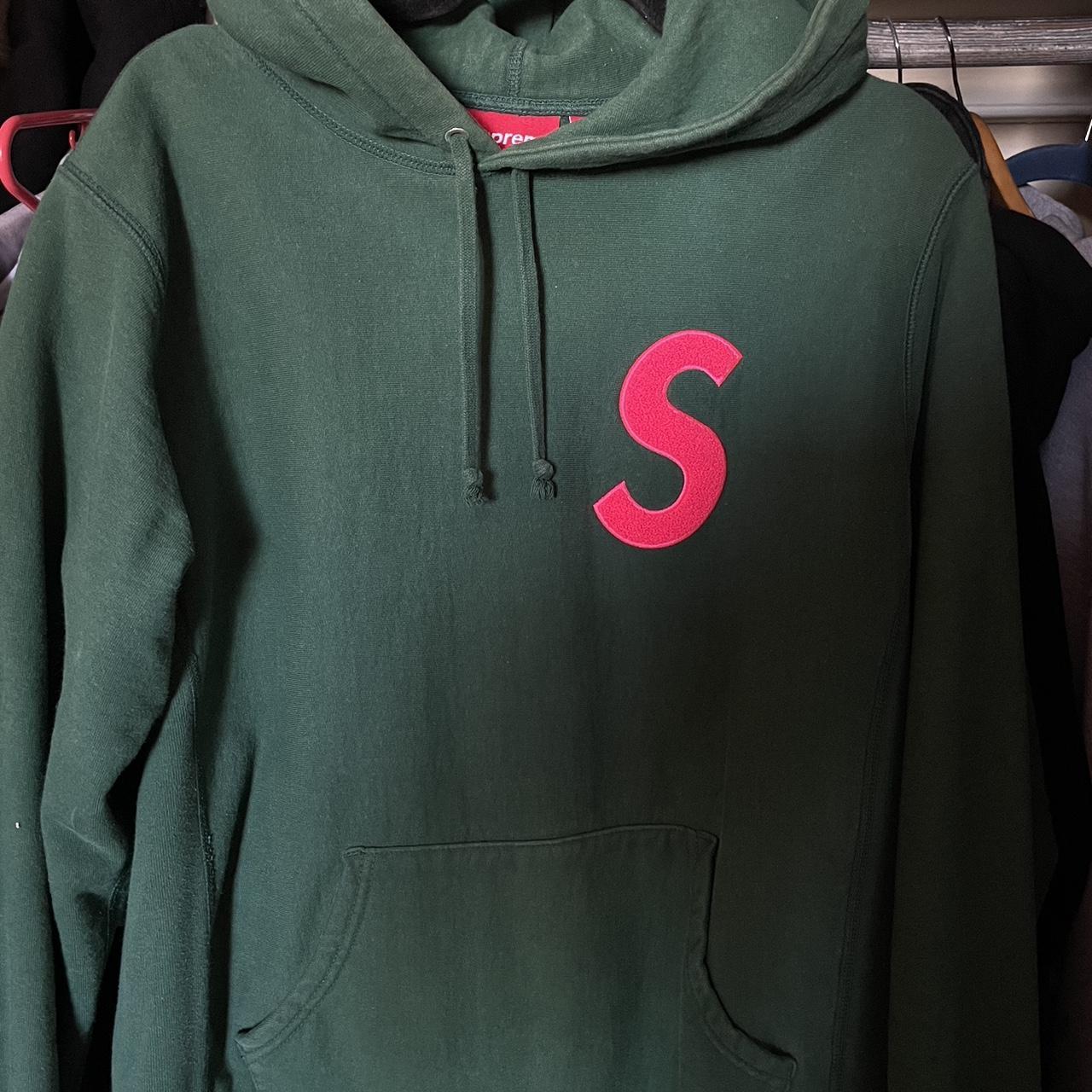 Supreme s outlet logo hoodie