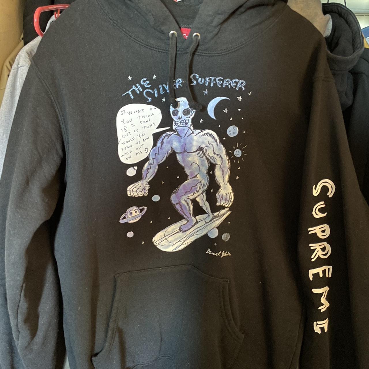 Supreme X Daniel Johnston Hooded Sweatshirt... - Depop