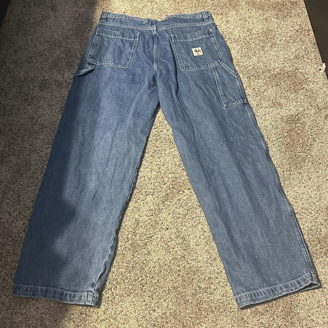 Stussy Carpenter Double Knee Work Wear Jeans 34... - Depop