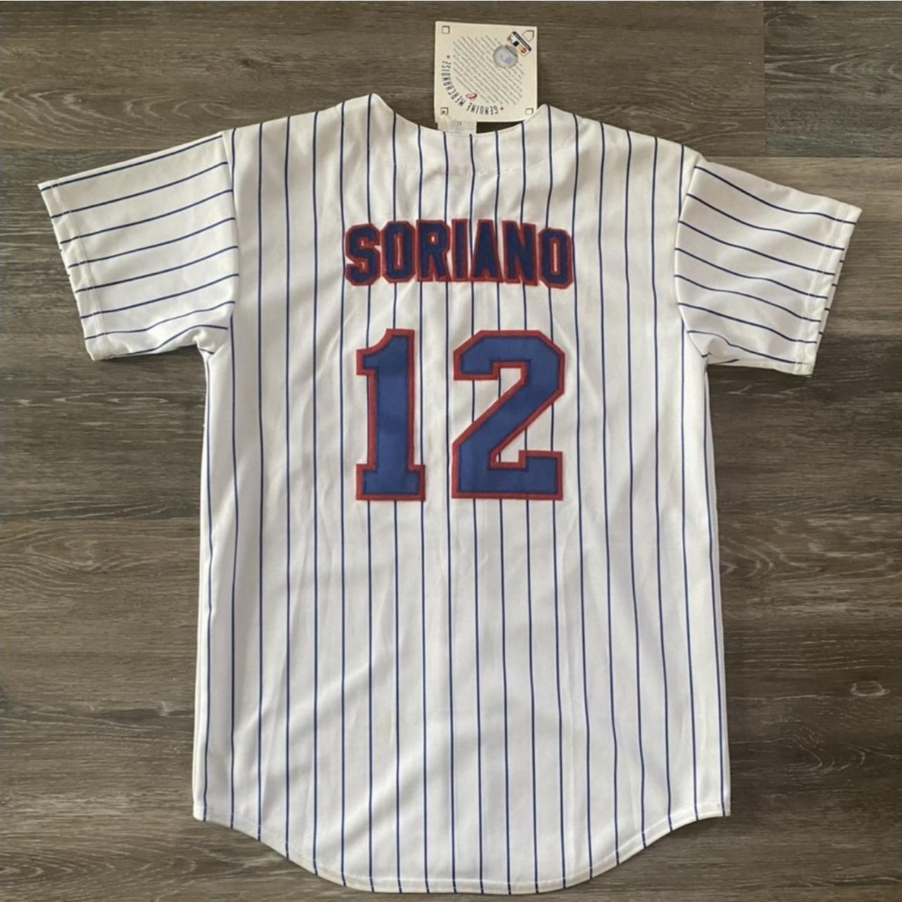 CHICAGO CUBS MAJESTIC HOME JERSEY *SORIANO* Chicago - Depop
