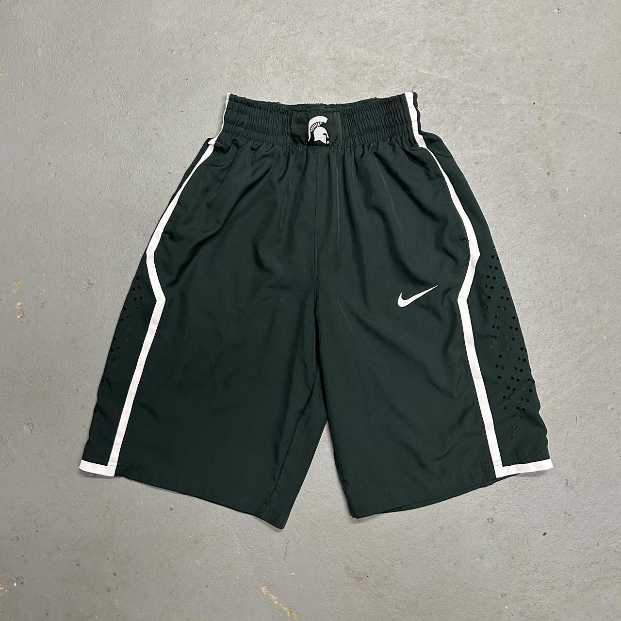 Michigan state hot sale authentic basketball shorts