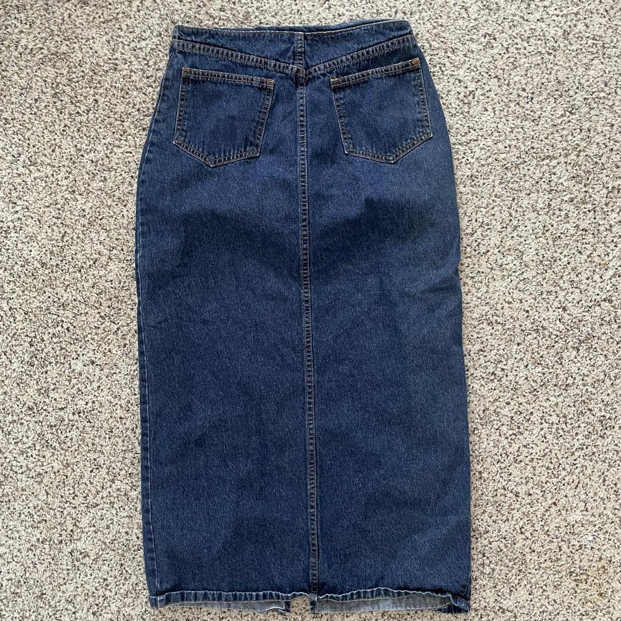 Women's Navy Skirt | Depop