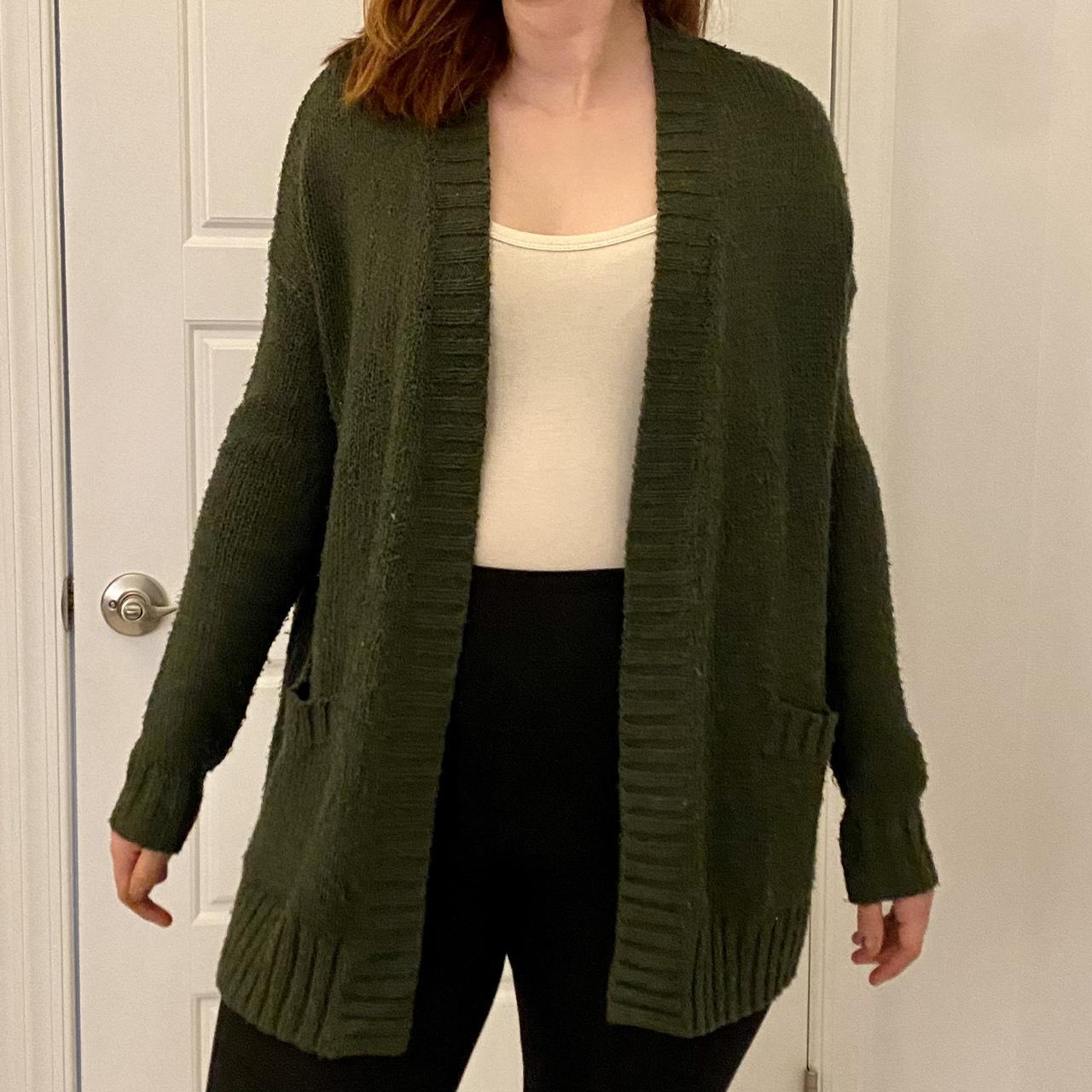 Old Navy Women's Green Cardigan Depop