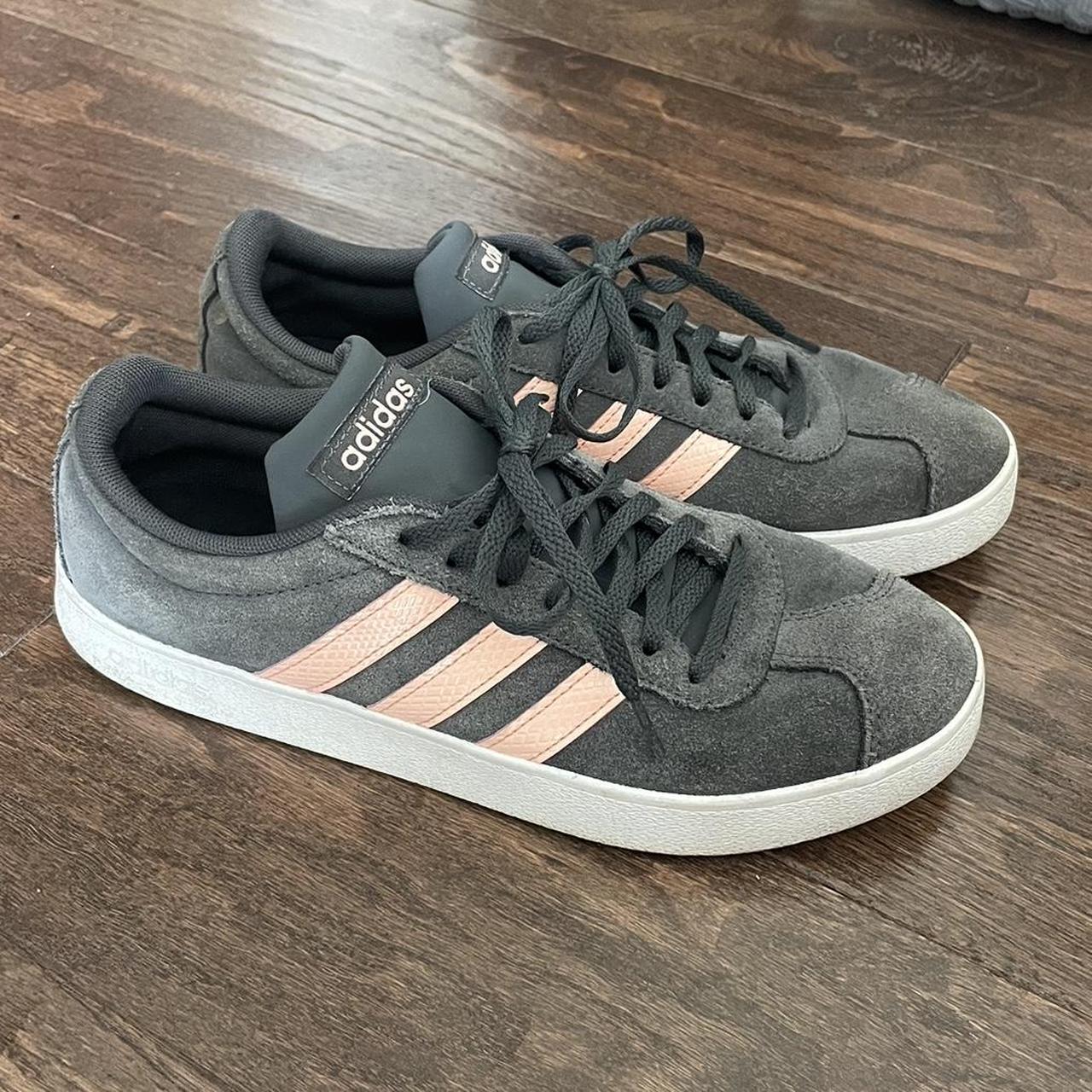 Vintage Adida’s sneakers Rare colorway!! Dark grey... - Depop