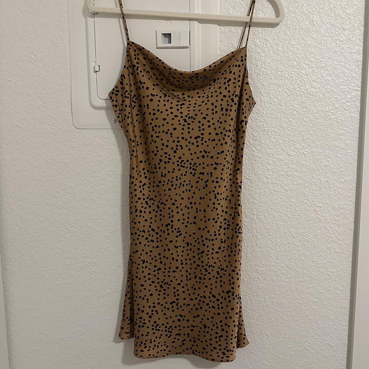 Leopard Mini Dress Size Small Cotton Candy La Is The Depop 4356