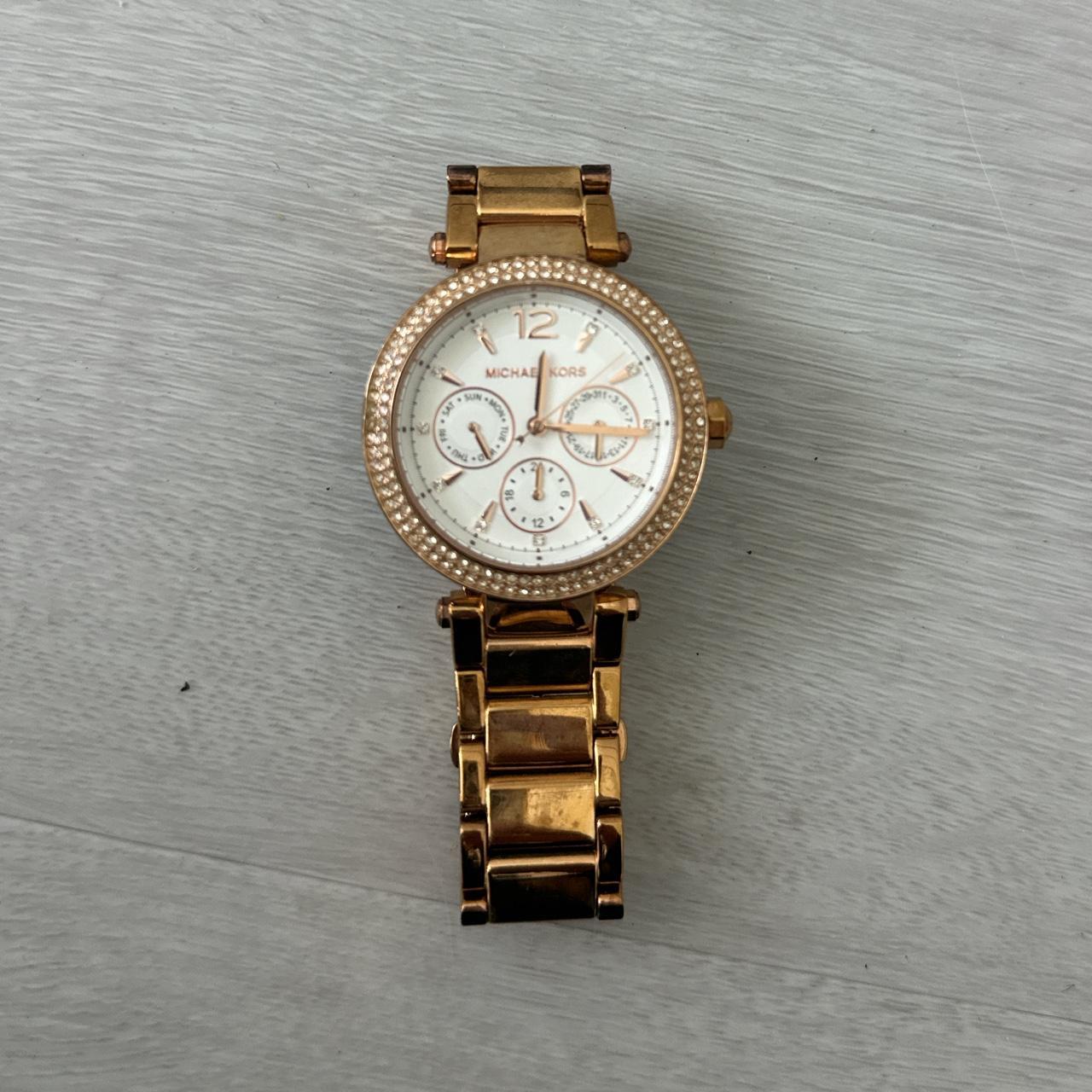 Gold Michael Kors watch - Depop