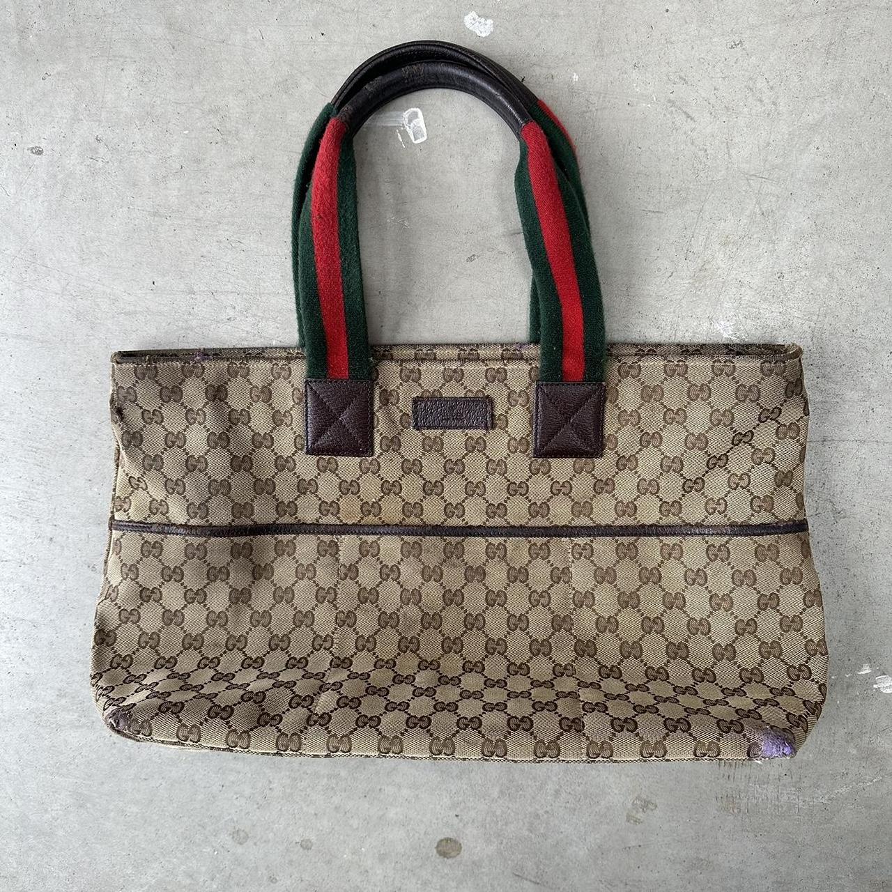 Gucci purse red fashion green stripe