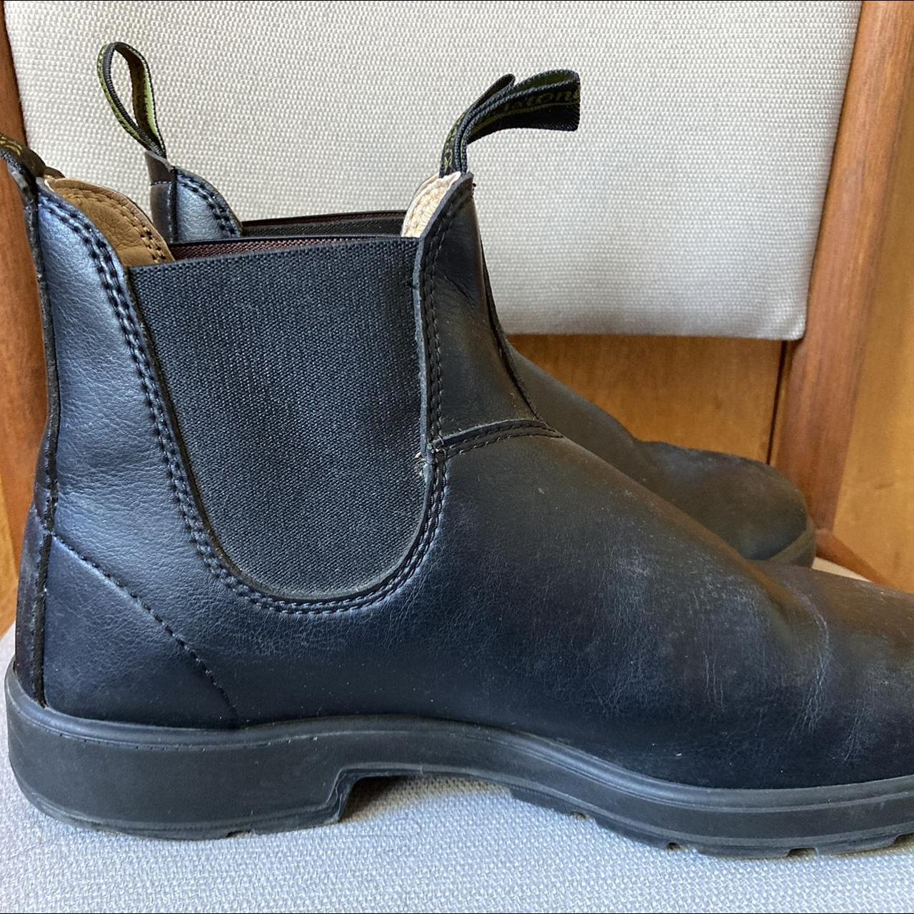 Blundstone Vegan Black Boot Size 10 Worn for 7-8... - Depop