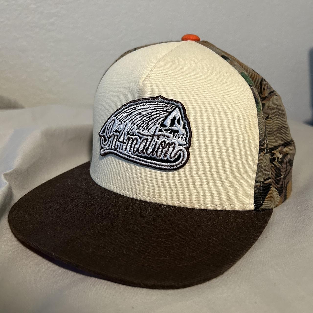 Random camo SnapBack starter hat In great shape... - Depop