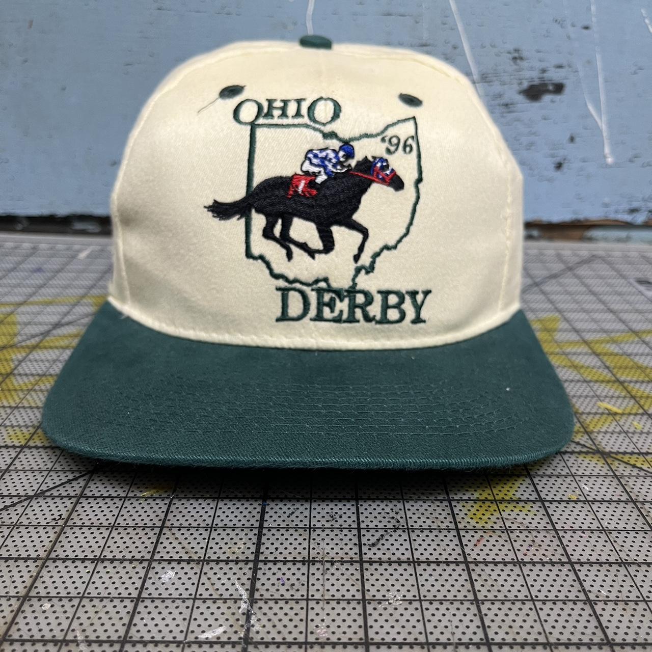 VINTAGE 1996 OHIO DERBY THISTLEDOWN NWOT SNAPBACK... Depop
