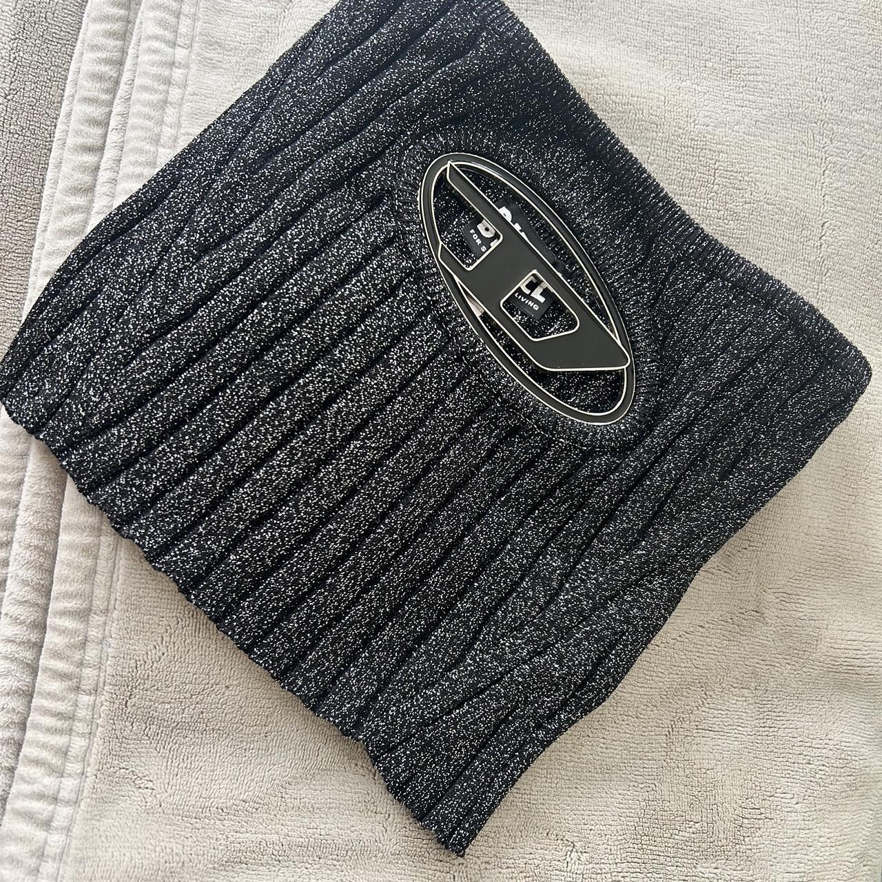 Diesel LogoPlaque CutOut Bandeau Crop Top PLEASE... Depop