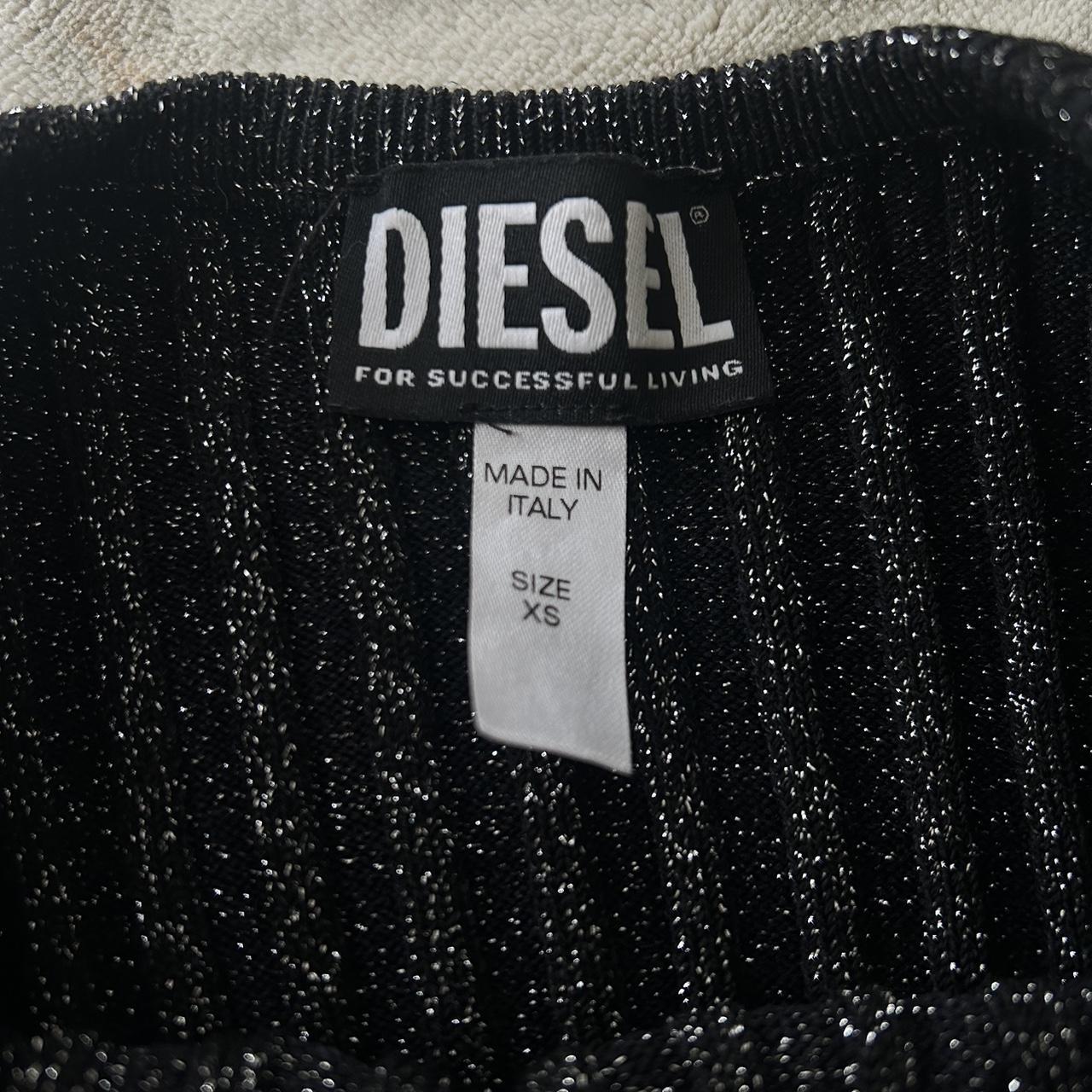 Diesel LogoPlaque CutOut Bandeau Crop Top PLEASE... Depop