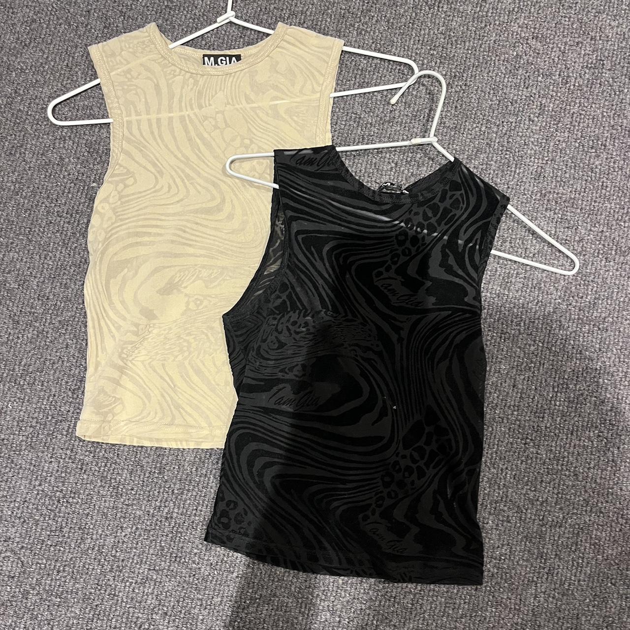 i am gia xs mesh tops. both colours. 1 for $20.... - Depop