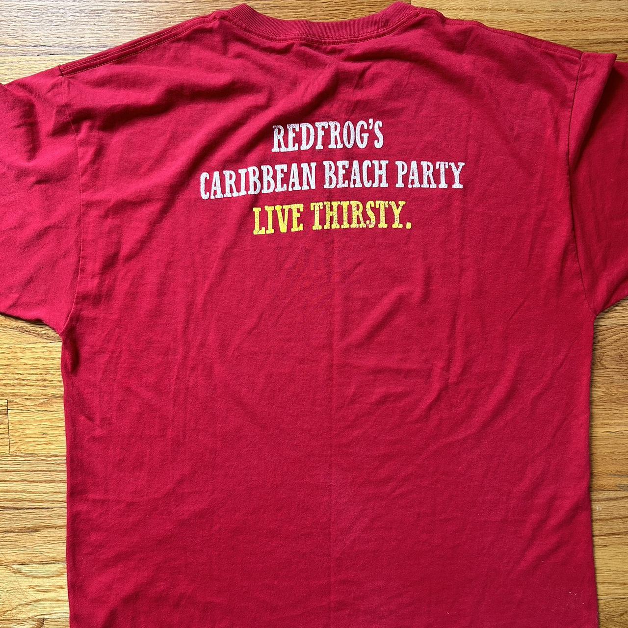 red frog rum bar tee perfect oversized graphic... - Depop