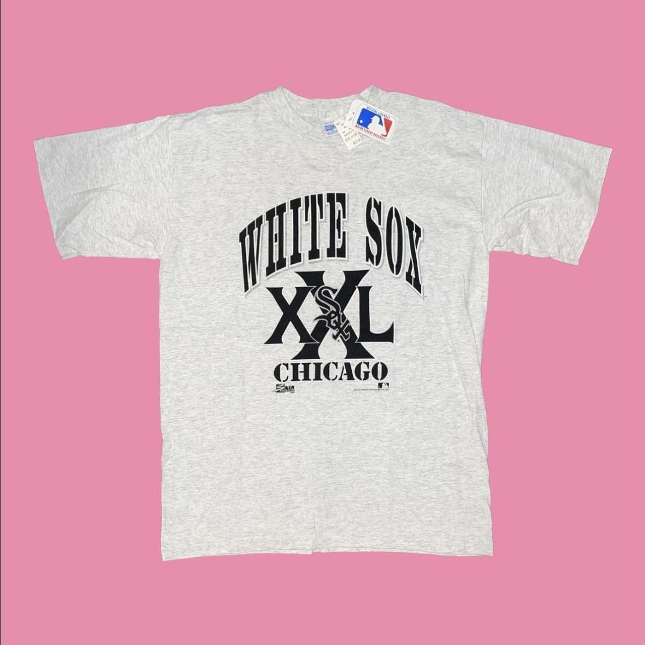 Vintage White Sox Tee Condition Pretty Good Size- - Depop