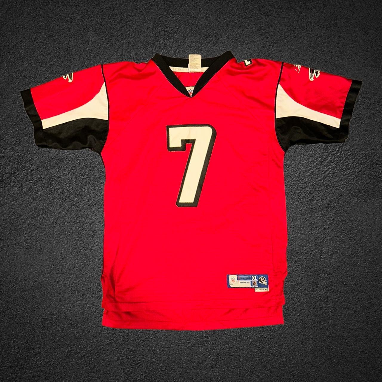 Michael Vick Falcons Reebok NFL Youth Large Red - Depop