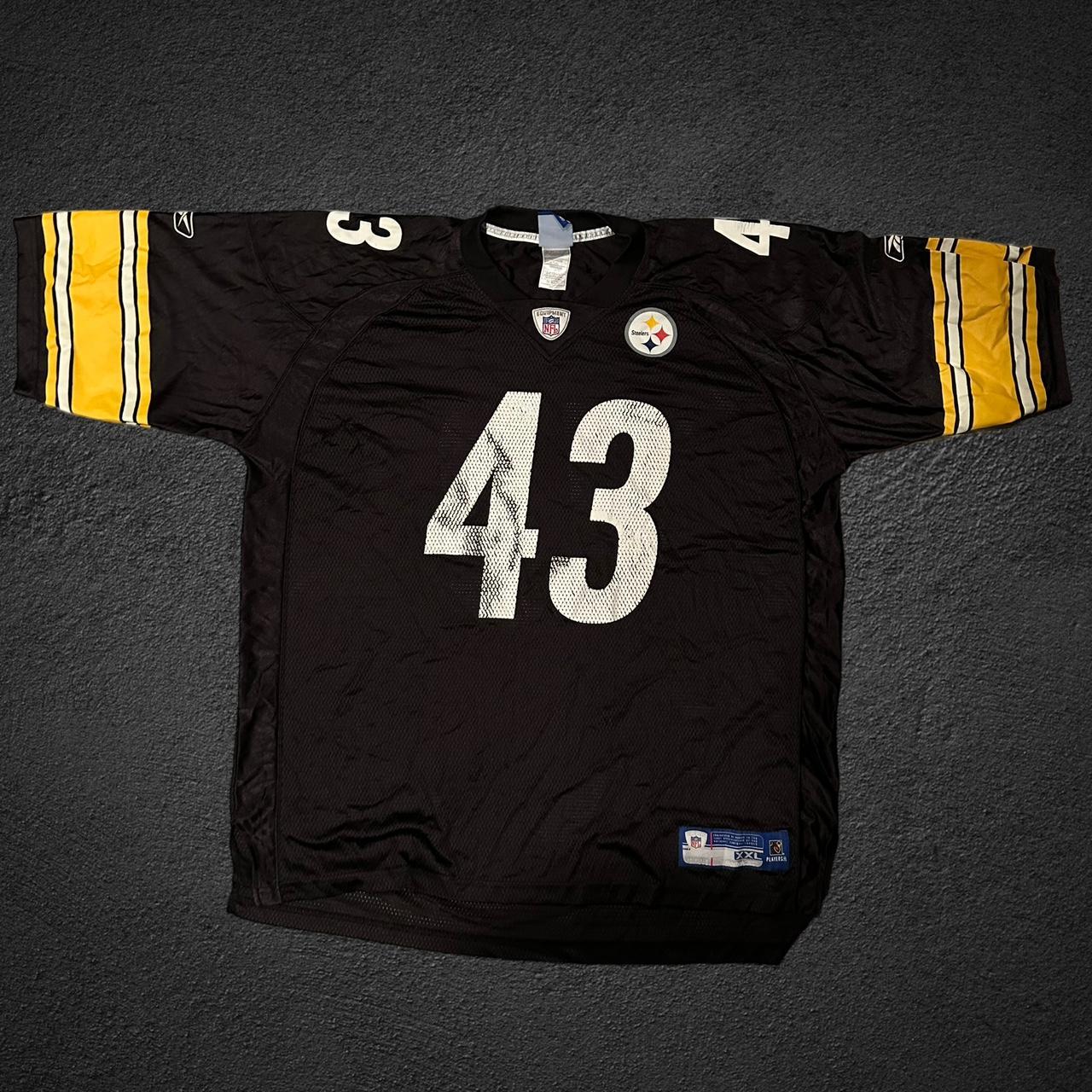 Reebok, Shirts, Vintage Reebok Mens Troy Polamalu Pittsburgh Steelers  Jersey