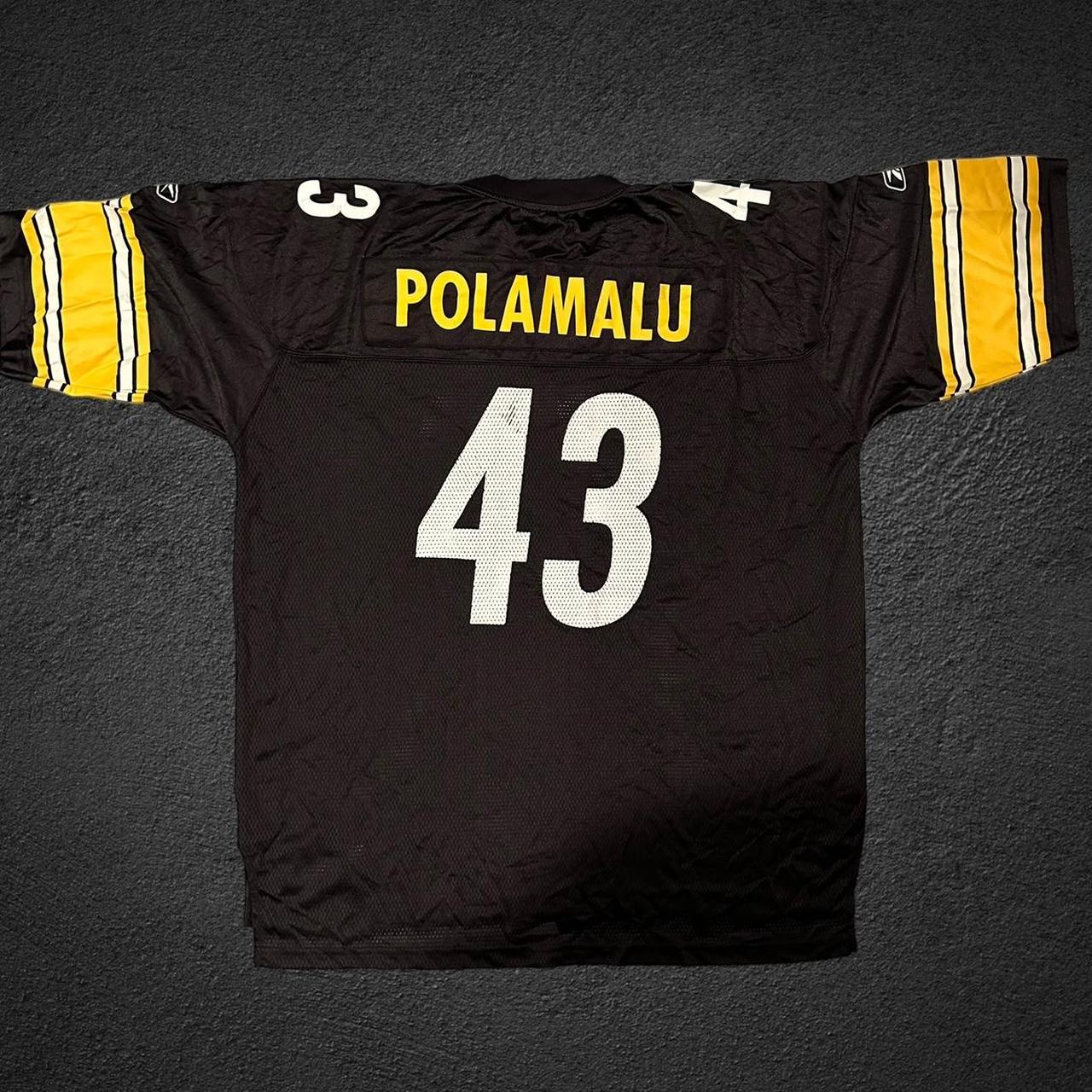 Vintage NFL Pittsburgh Steelers Troy Polamalu - Depop