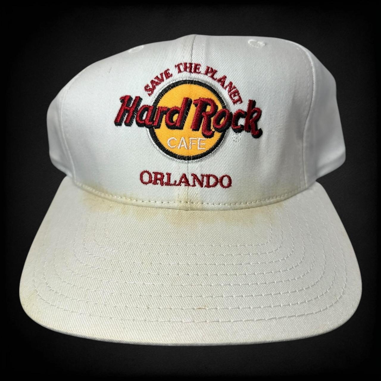 Hard Rock Cafe Men's Caps White – Vintage Hard Rock Cafe New