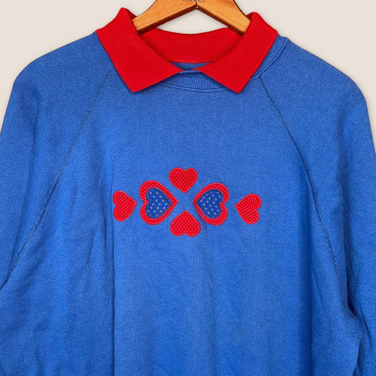 Vintage sweatshirt with discount collar