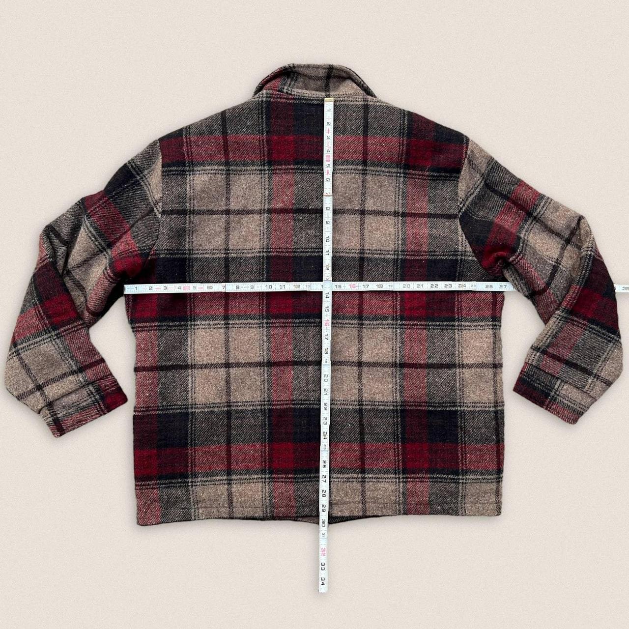 Vintage 90s Woolrich Plaid Sherpa Jacket Deadstock...