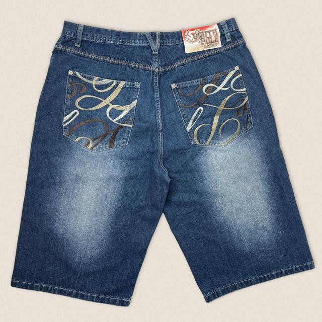 Vintage Y2K Southpole Jorts/Jean Shorts Size:... - Depop