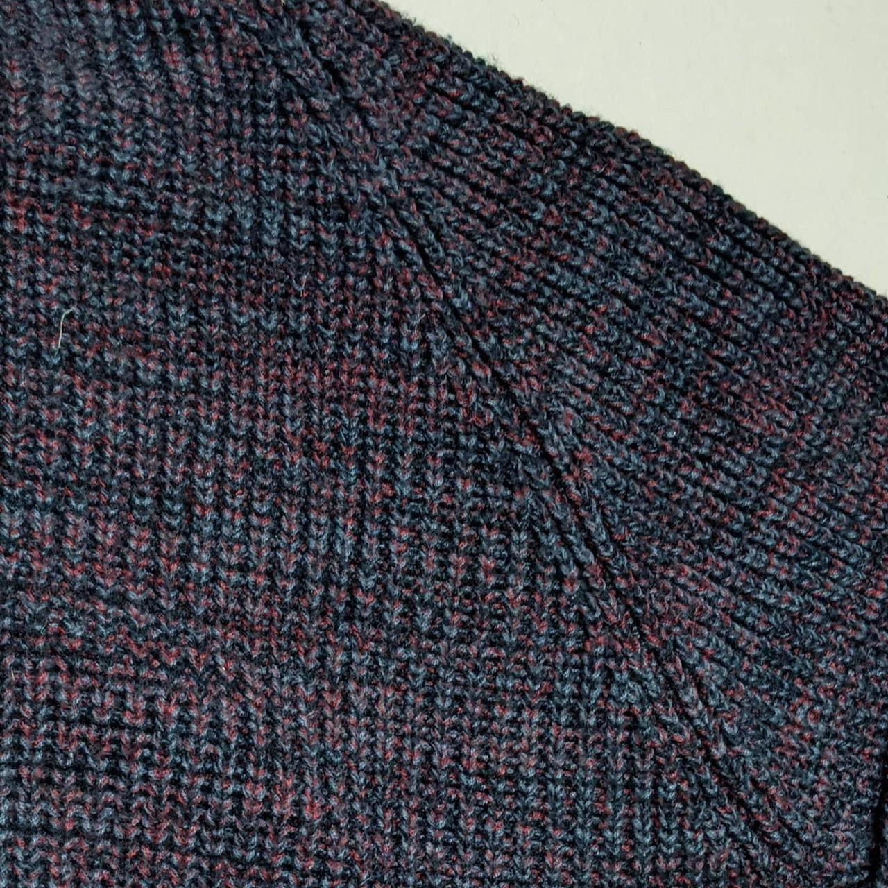 vintage 90s santana knit grandpa sweater size - Depop