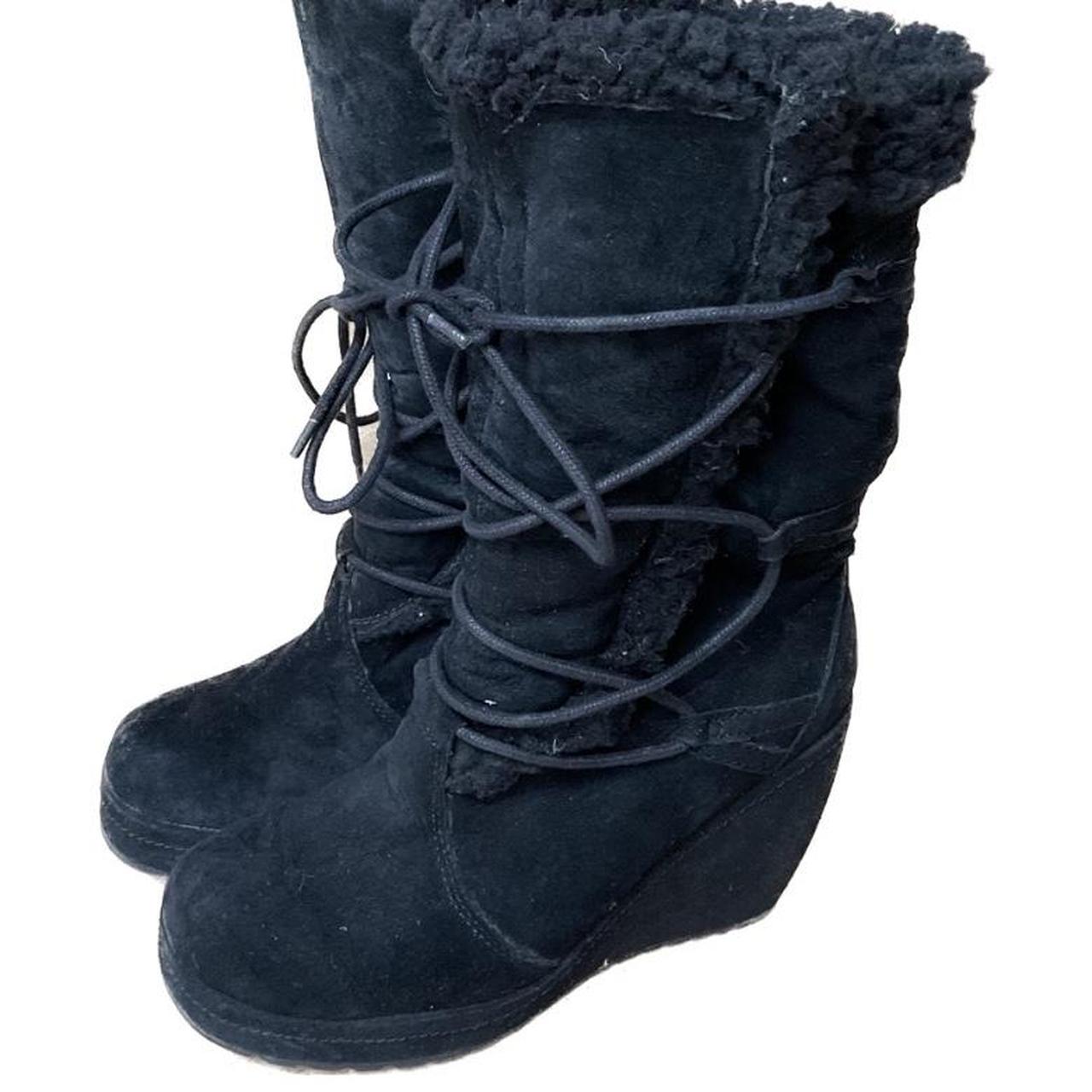 Rocket Dog Women's Black Boots Depop