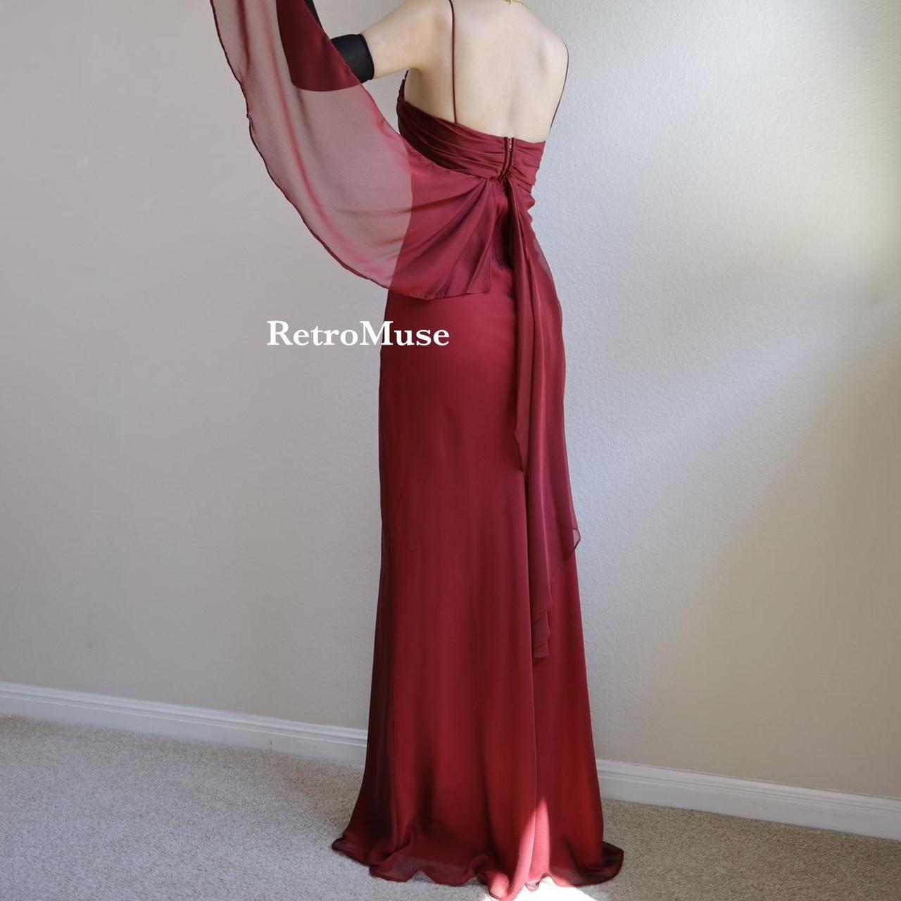 Dark red infinity sales dress