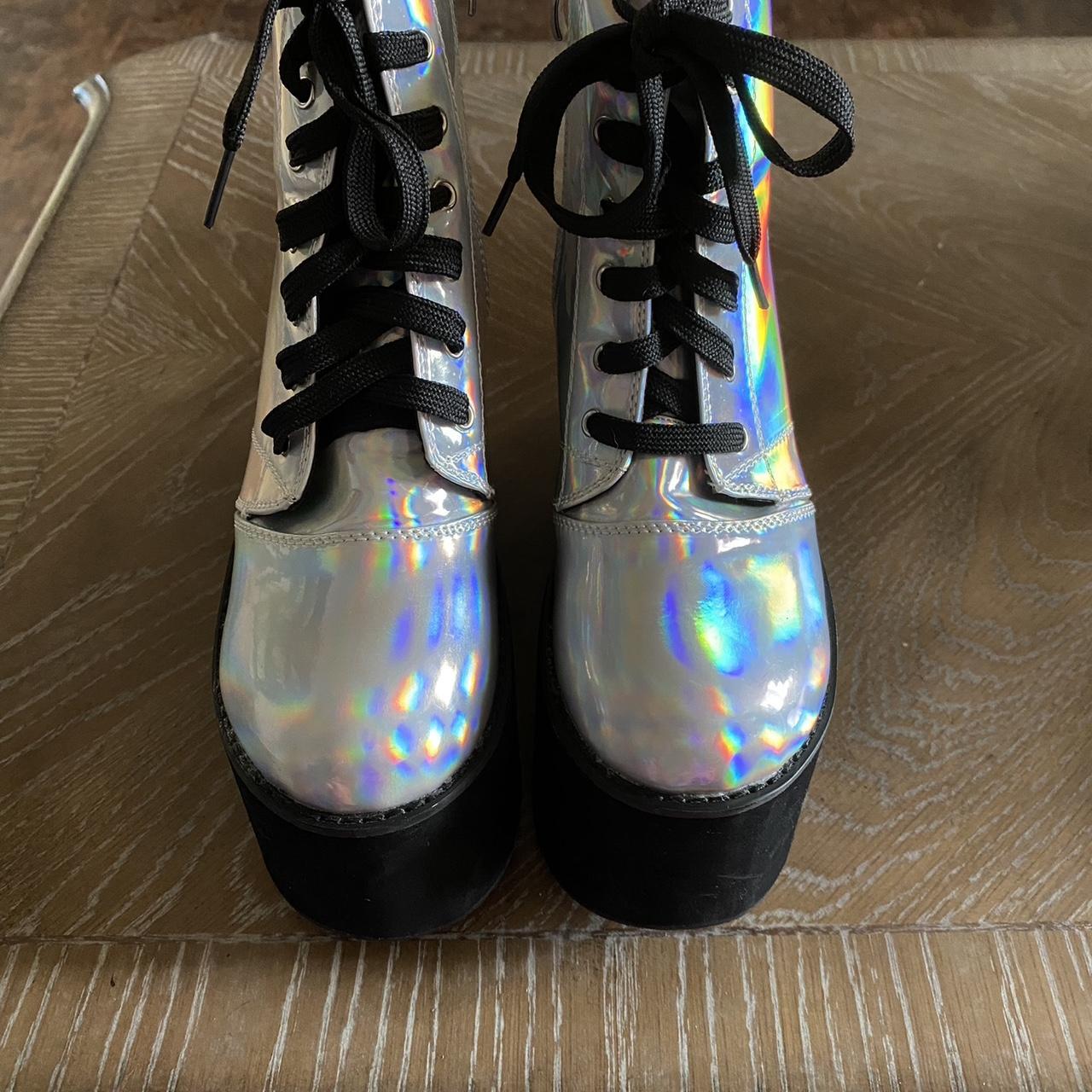 white platform boots dolls kill