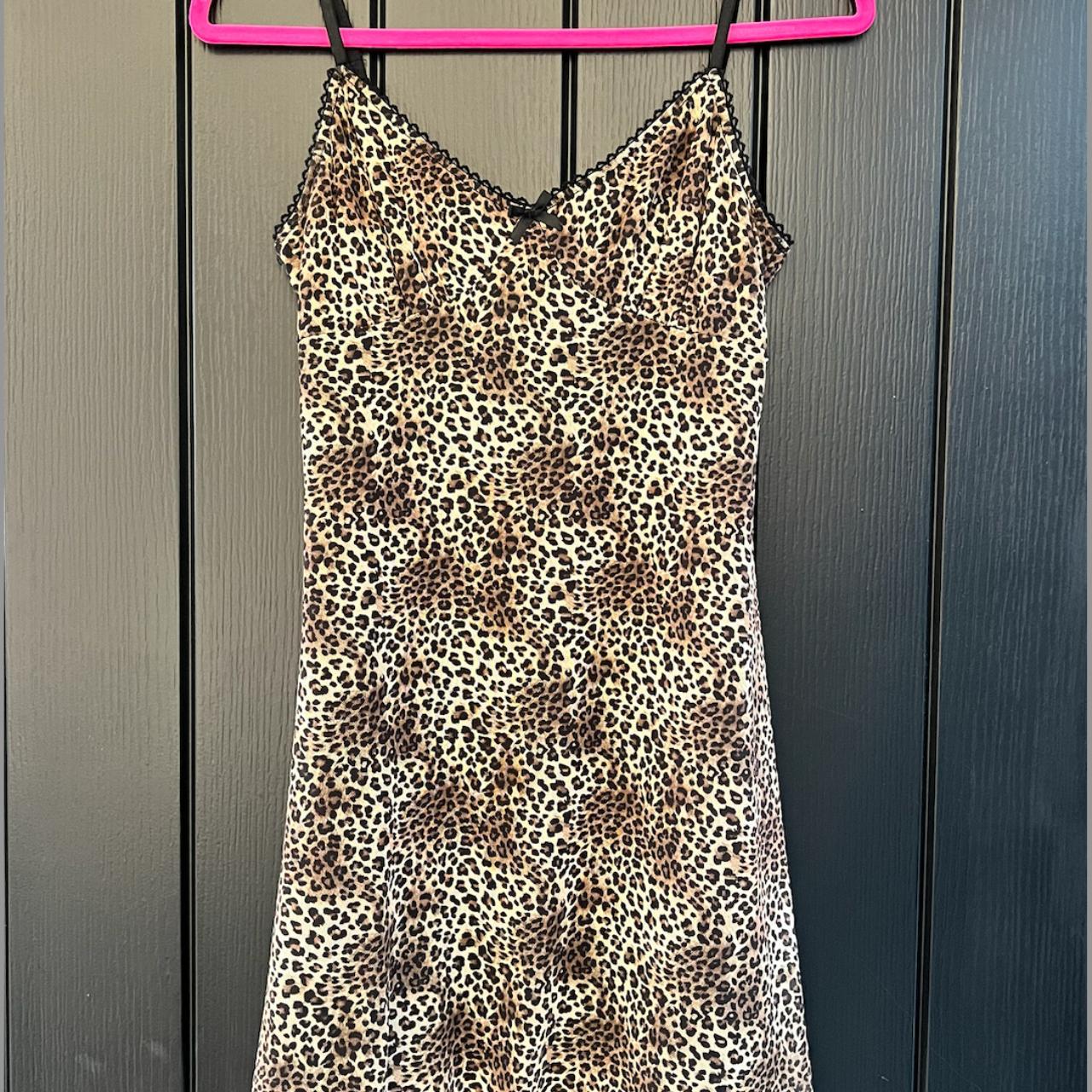 Urban Outfitters Women's Brown and Tan Dress | Depop