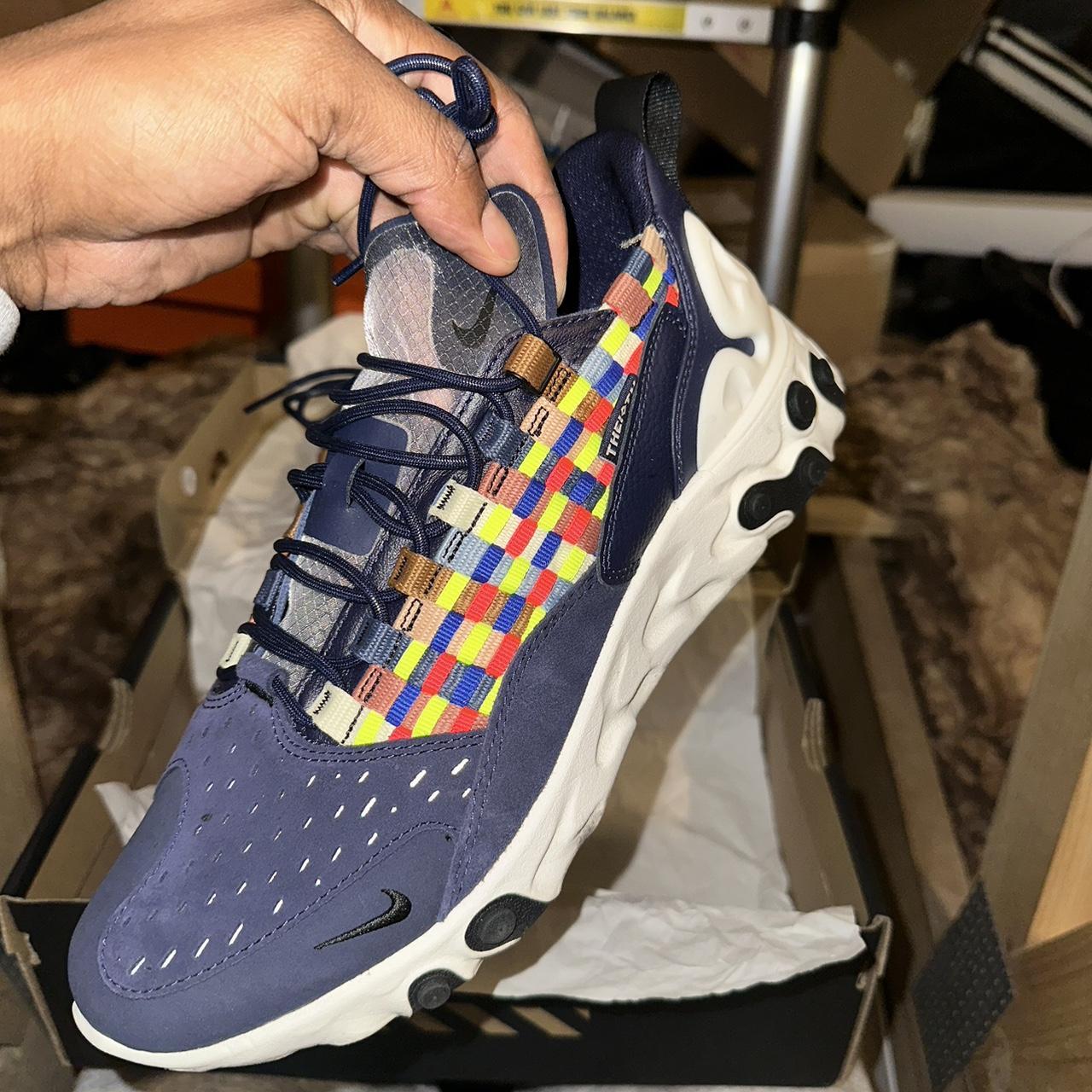 nike react sertu blackened blue