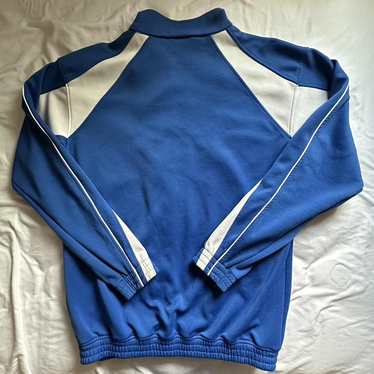 Puma Men's Blue and White Jacket | Depop