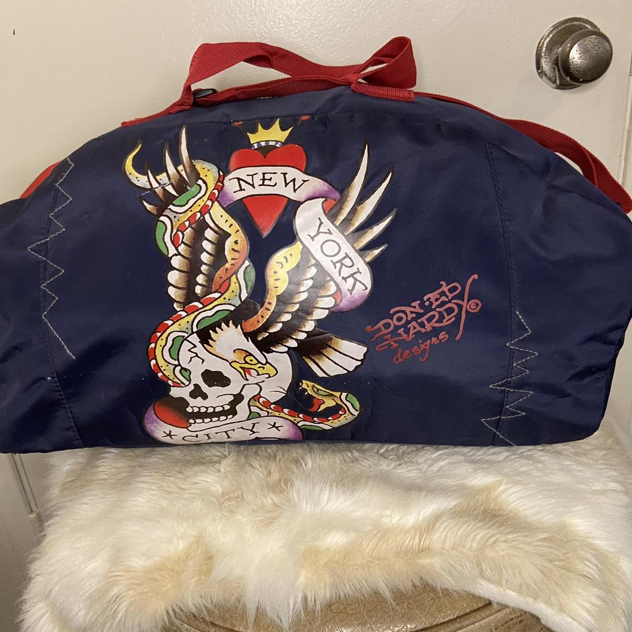 Ed hardy duffel bag in good condition. All zippers. Depop