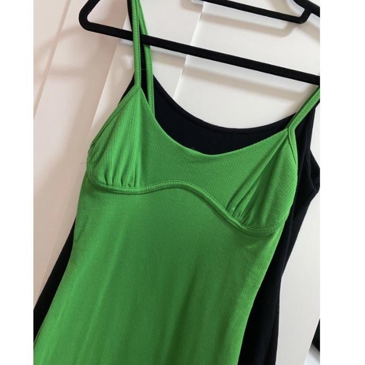 Primark Women's Green Dress Depop