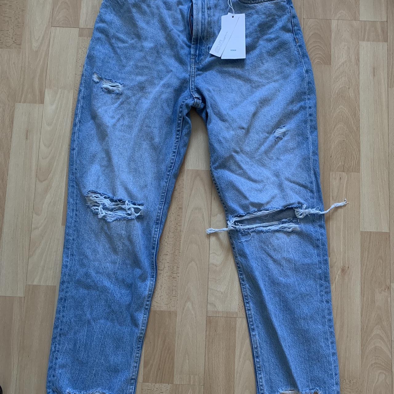 Bershka mom jeans Depop