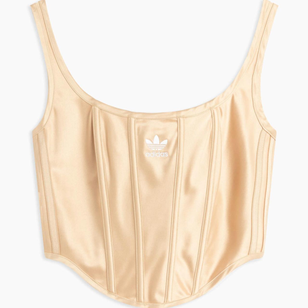 Adidas Corset Top BNWT in Gold/Beige