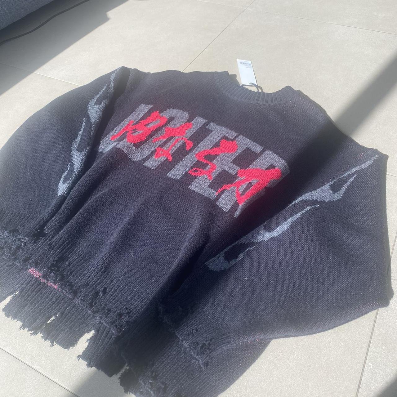 Loiter knit sweater size L Really cool knit Bought... - Depop