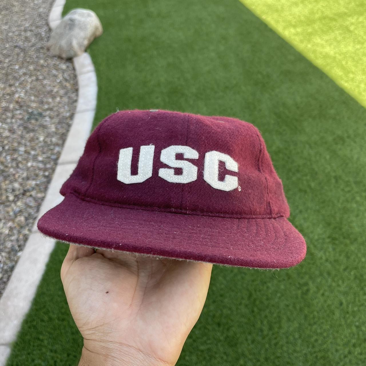 Men S Burgundy Hat Depop