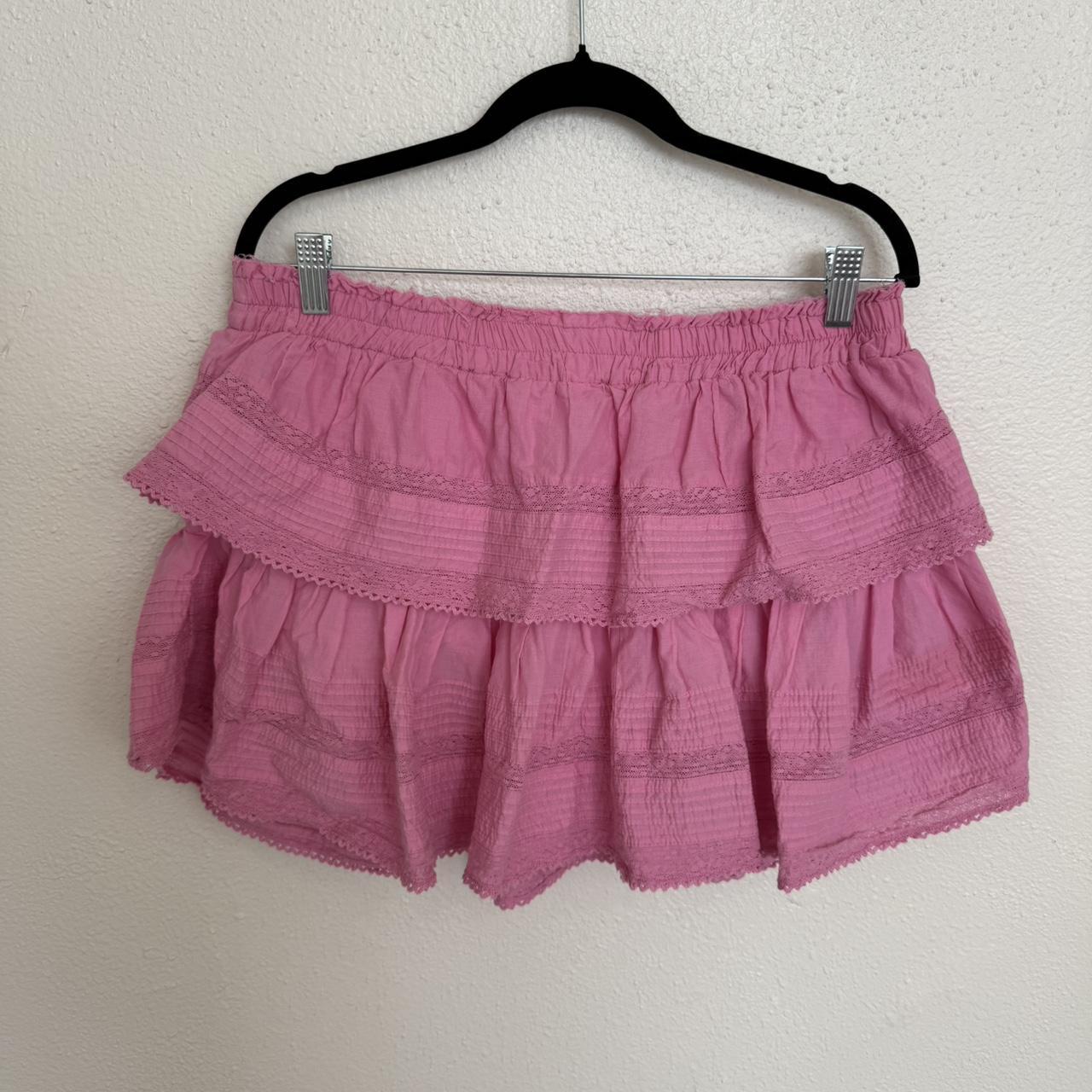 LoveShackFancy Women's Skirt - Pink - XL – hot Pi… - image 1