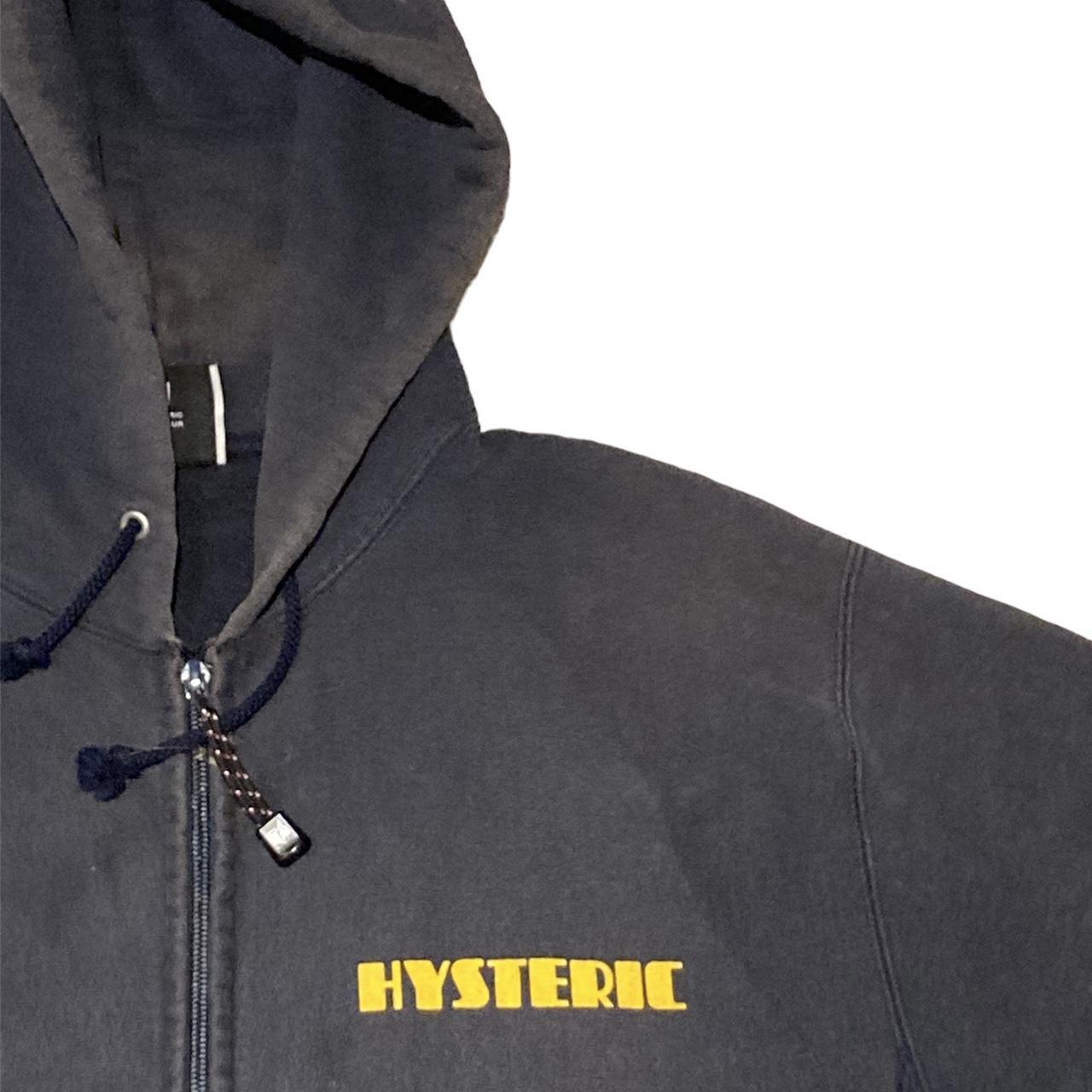 Hysteric Glamour Men's Navy and Yellow Hoodie (2)
